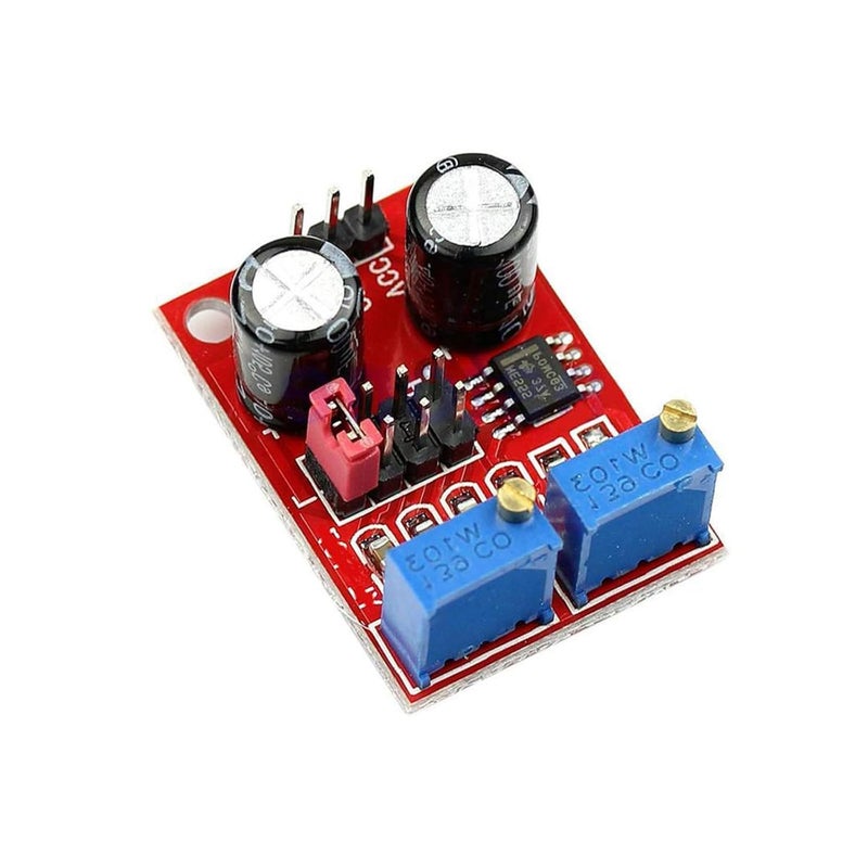 hiBCTR 5Pcs NE555 Signal Generator Module 5V-15V Adjustable Frequency Duty Cycle Square Wave Output for Stepper Motor Driver, 4.2-11.4V Rectangular Wave Generator - Image 2